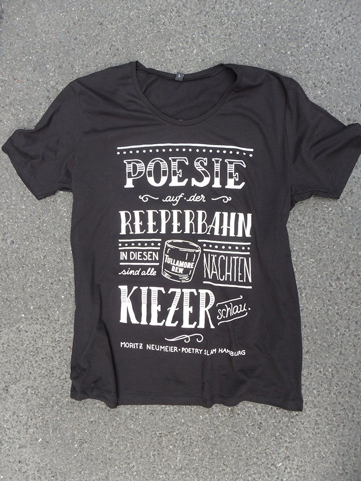 T-Shirts „Poetry Slam Hamburg 2015“